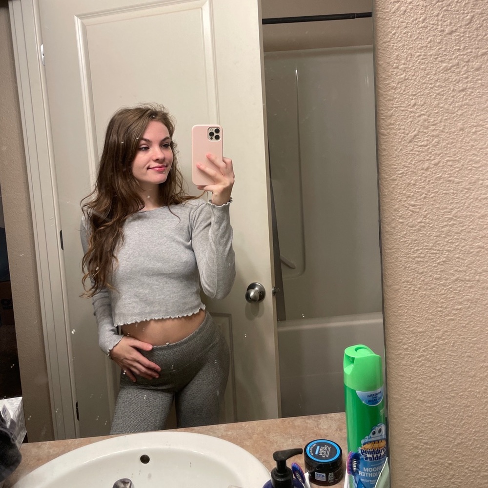 Me to we cropped long sleeve